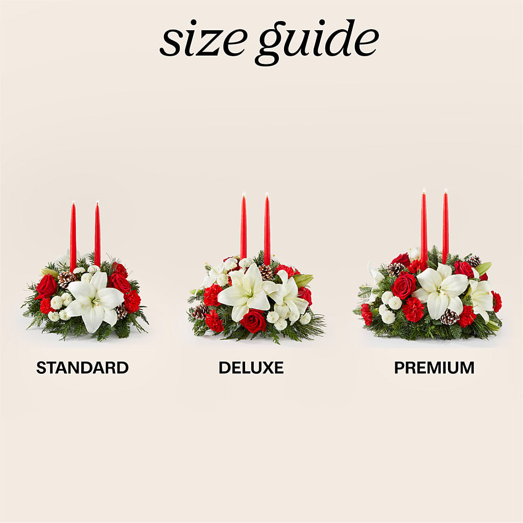 Seasonal Festivities Centerpiece – ELLIOTT'S FLORIST & GIFTS, INC., Appomattox VA