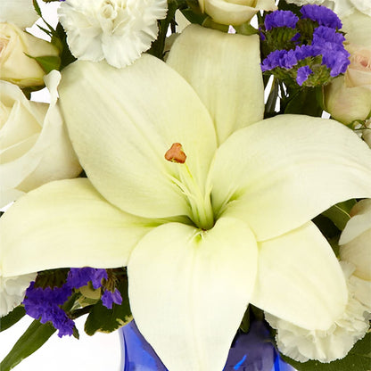 Sapphire Rush Bouquet – ELLIOTT'S FLORIST & GIFTS, INC., Appomattox VA