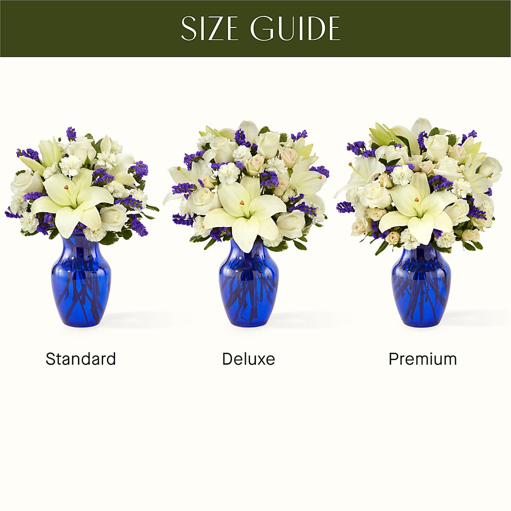 Sapphire Rush Bouquet – ELLIOTT'S FLORIST & GIFTS, INC., Appomattox VA