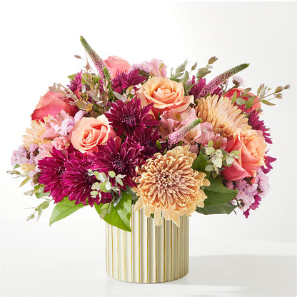 Berry Cobbler Bouquet with Ivory Vase – ELLIOTT'S FLORIST & GIFTS, INC., Appomattox VA