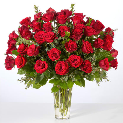 Forever Yours Fifty Stem Red Rose Bouquet – ELLIOTT'S FLORIST & GIFTS, INC., Appomattox VA