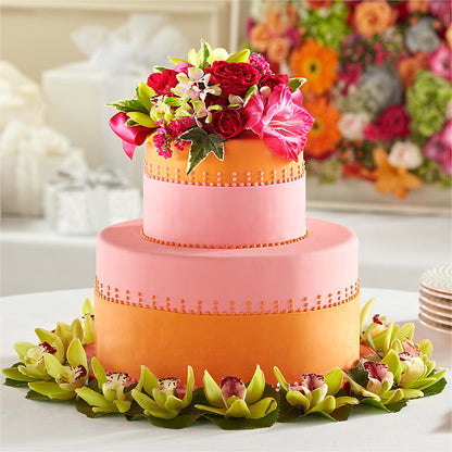 Sweet Citrus Cake Decor – ELLIOTT'S FLORIST & GIFTS, INC., Appomattox VA