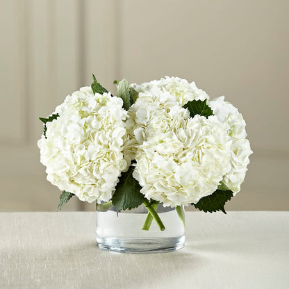 White Hydrangea Bouquet – ELLIOTT'S FLORIST & GIFTS, INC., Appomattox VA